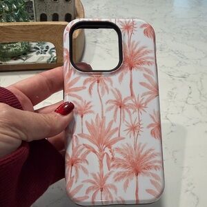 Palm Tree Phone Case - Coral